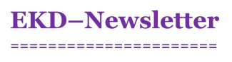 EKD-Newsletter