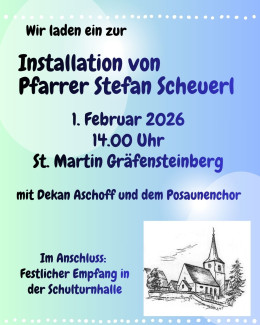 Installation Pfarrer Scheuerl