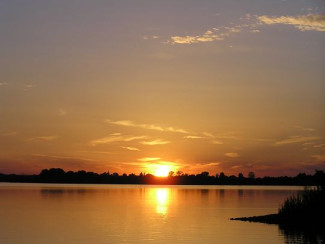 Sonnenuntergang am Altmühlsee