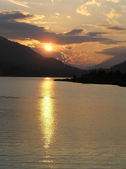 Sonnenuntergang am See