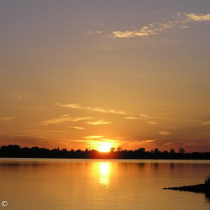 Sonnenuntergang am Altmühlsee
